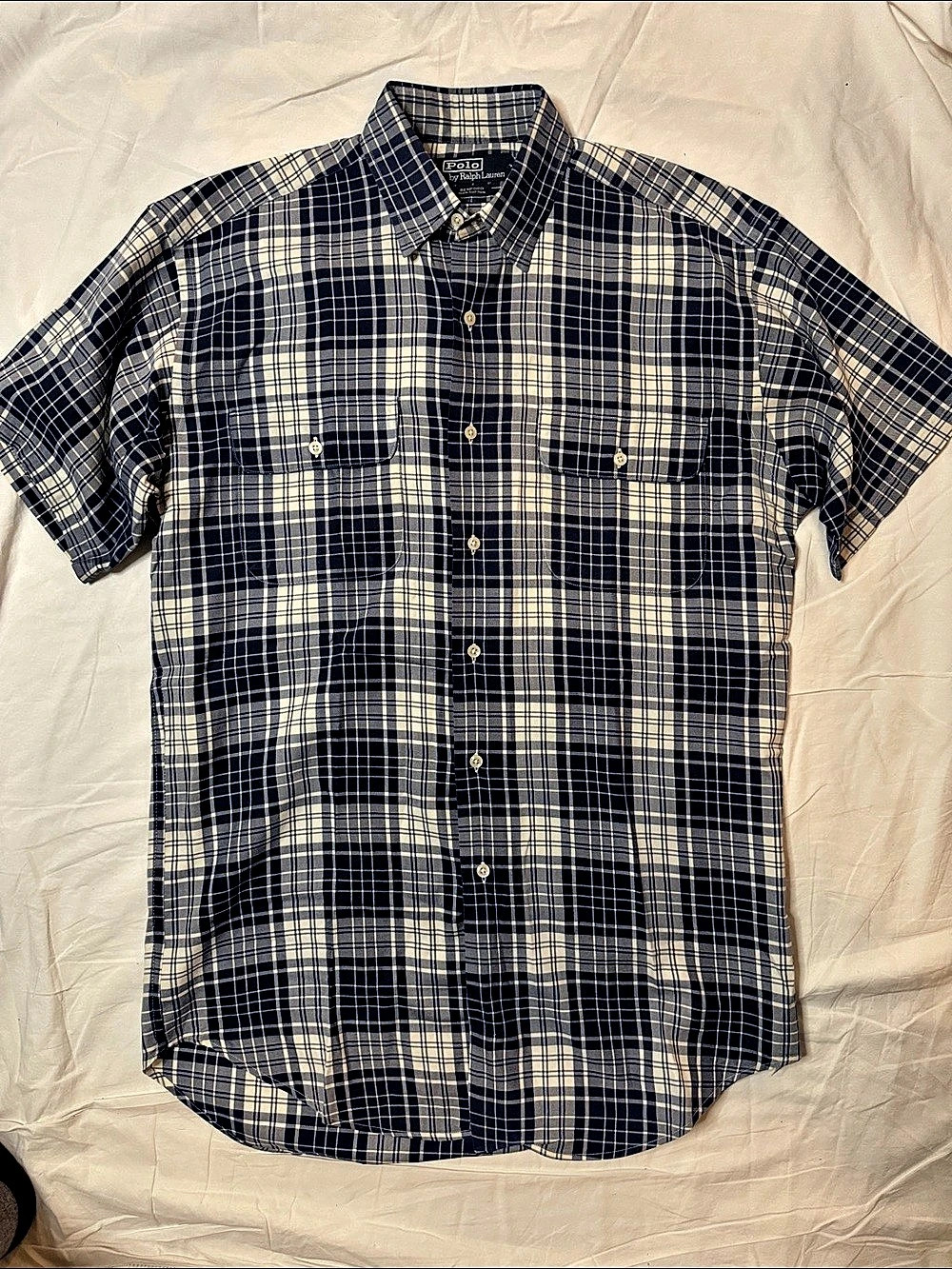 Polo Ralph Lauren Benford Plaid Short Sleeve Shirt in Blue
